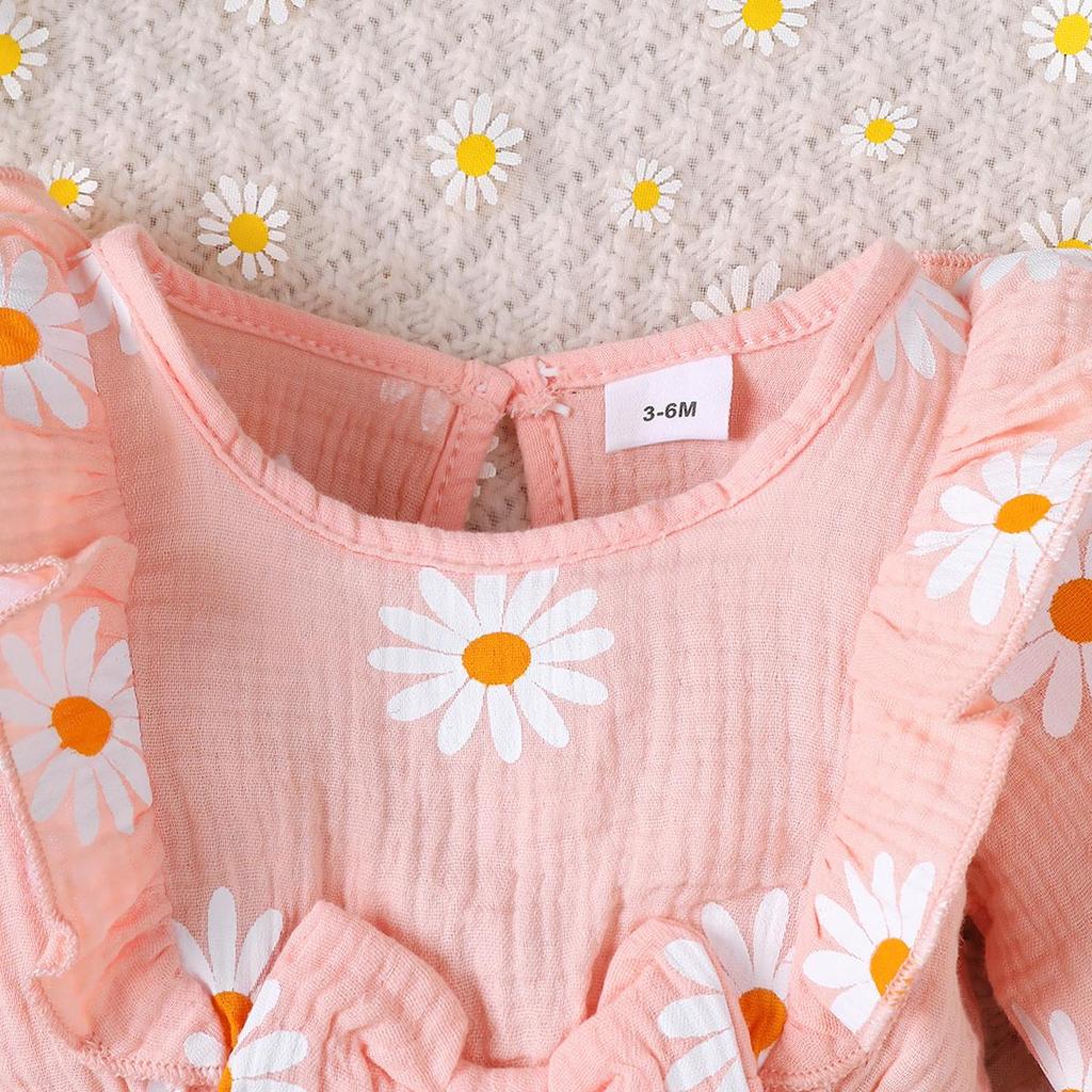 Baby Mädchen Strampler Kleidung Rüschen Ärmellos Neugeborene Body mit Stirnband Herbst Jumpsuit Mode Kleinkind Outfit Anzug