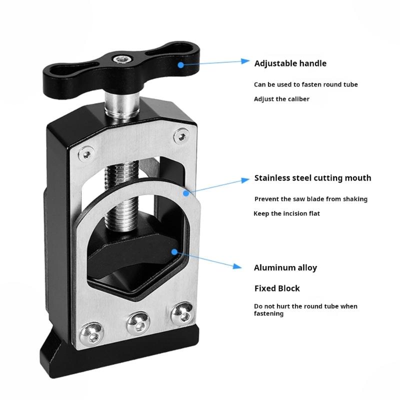 High Precisely Adjustable Bike Tube Cutting Fixtures Universals Bicycles Fork Cutter Tool Seatpost Repair Tool