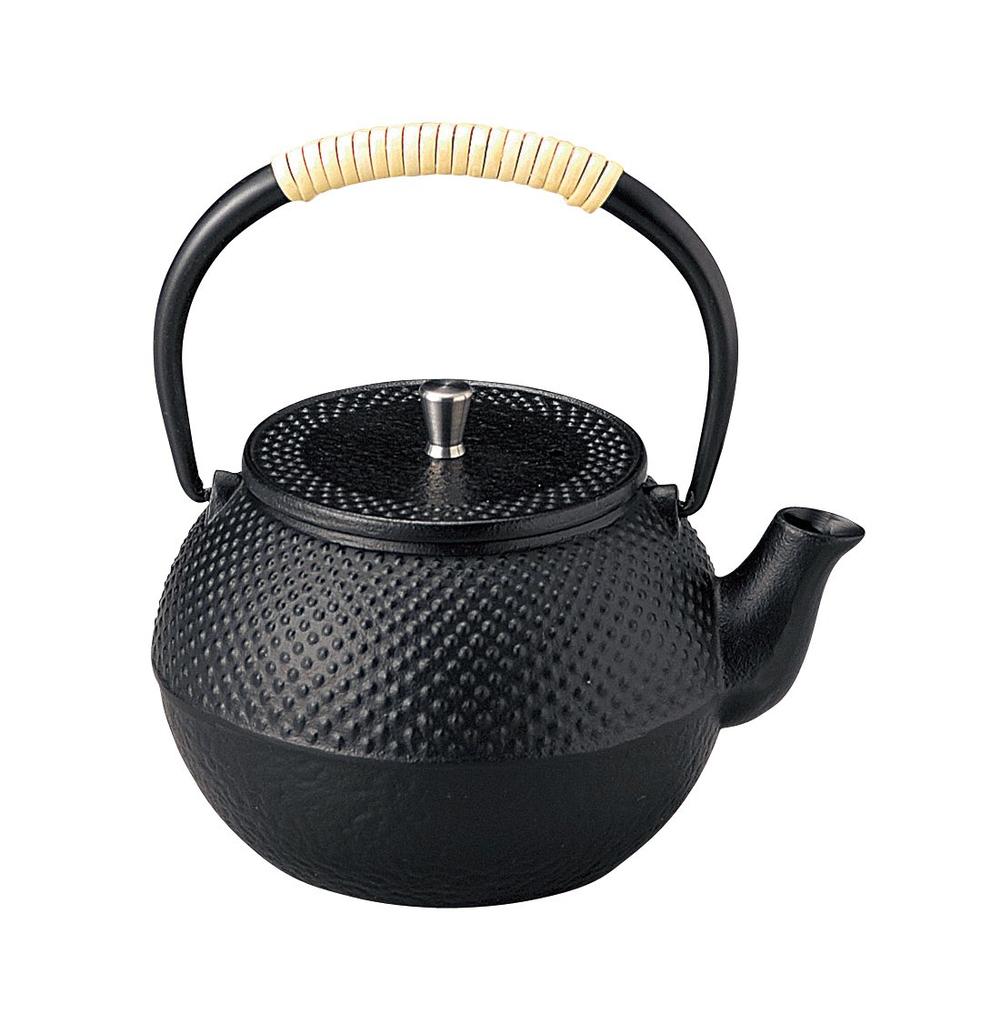 Tonami Shoten Nanbu Iron Kettle Iron Teapot Miyabi (Black) 0.4L 99-3