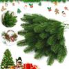 Plants 20pcs Artificial Pine Branch Christmas Garland Diy Xmas Party Decorations