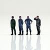 Figreal 172 Air Self-Defense Force Set 001b (4 Pre-painted Figures) - Pilot and Mechanic