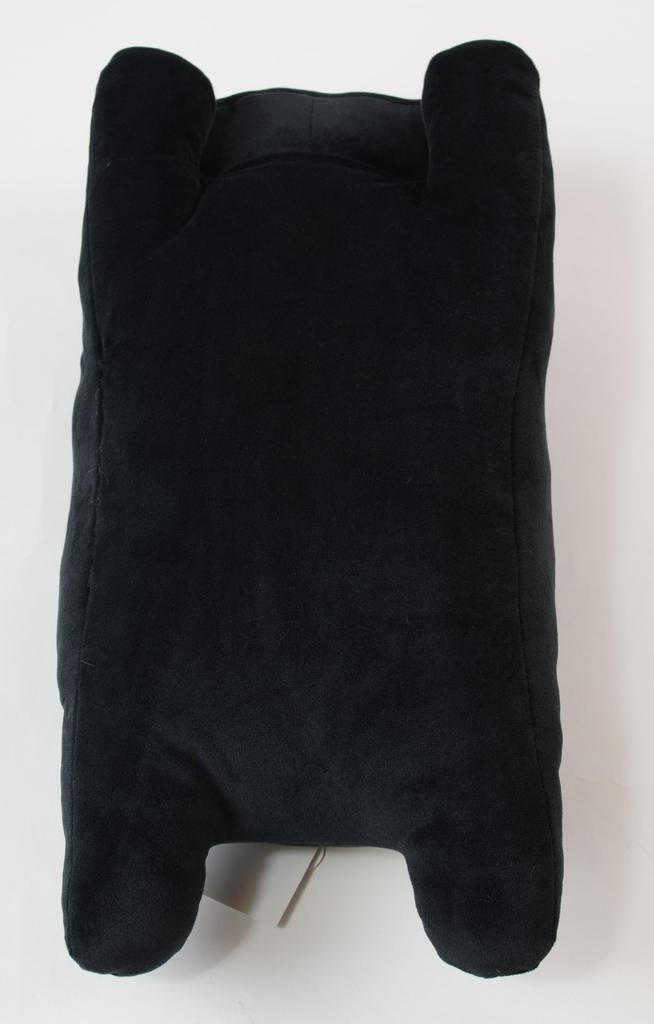 Friends Hill Mochi Mochi Itazura Mochi Fuwa Cushion Medium, Black, CW-720-202