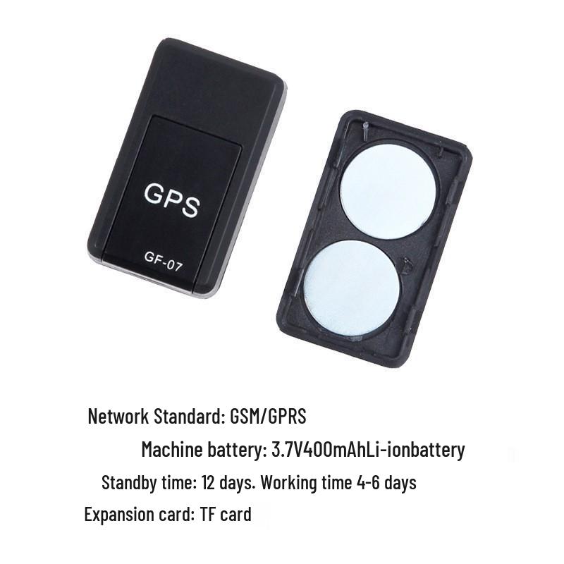 GF07 Magnetic GPS Locator for Cars, Motorcycles, and Electric Vehicles - No Installation, Anti-Lost Device