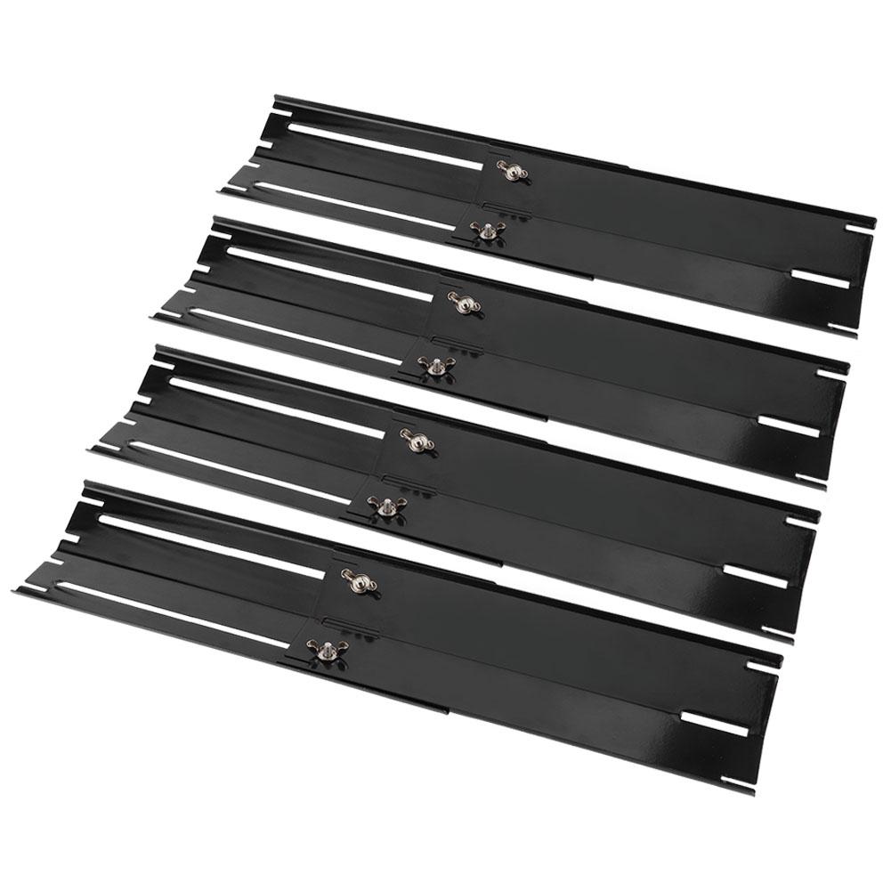 4 Sets Adjustable Grill Heat Plate Shield Heat Tent Replacement Parts Fit for Brinkman BBQ Gas Grill