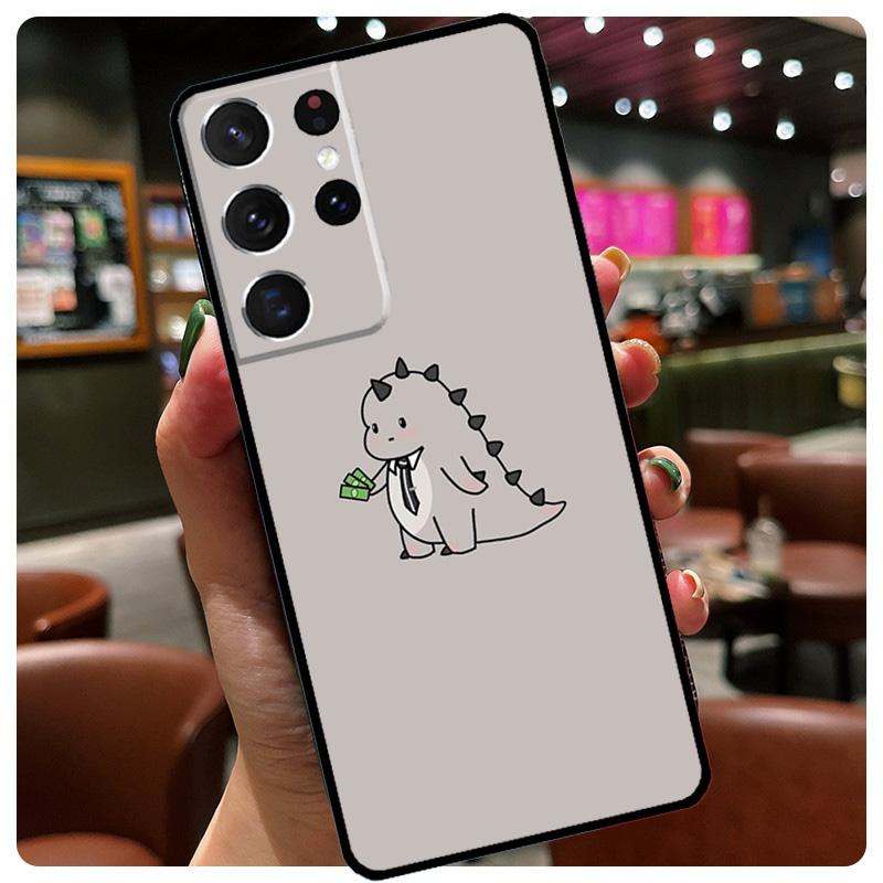 

Cute Dinosaurs Phone Case For Samsung Galaxy S24 Ultra S20 S21 S22 S23 S25 Ultra S9 S10 Plus S25 FE Cover Galaxy S20