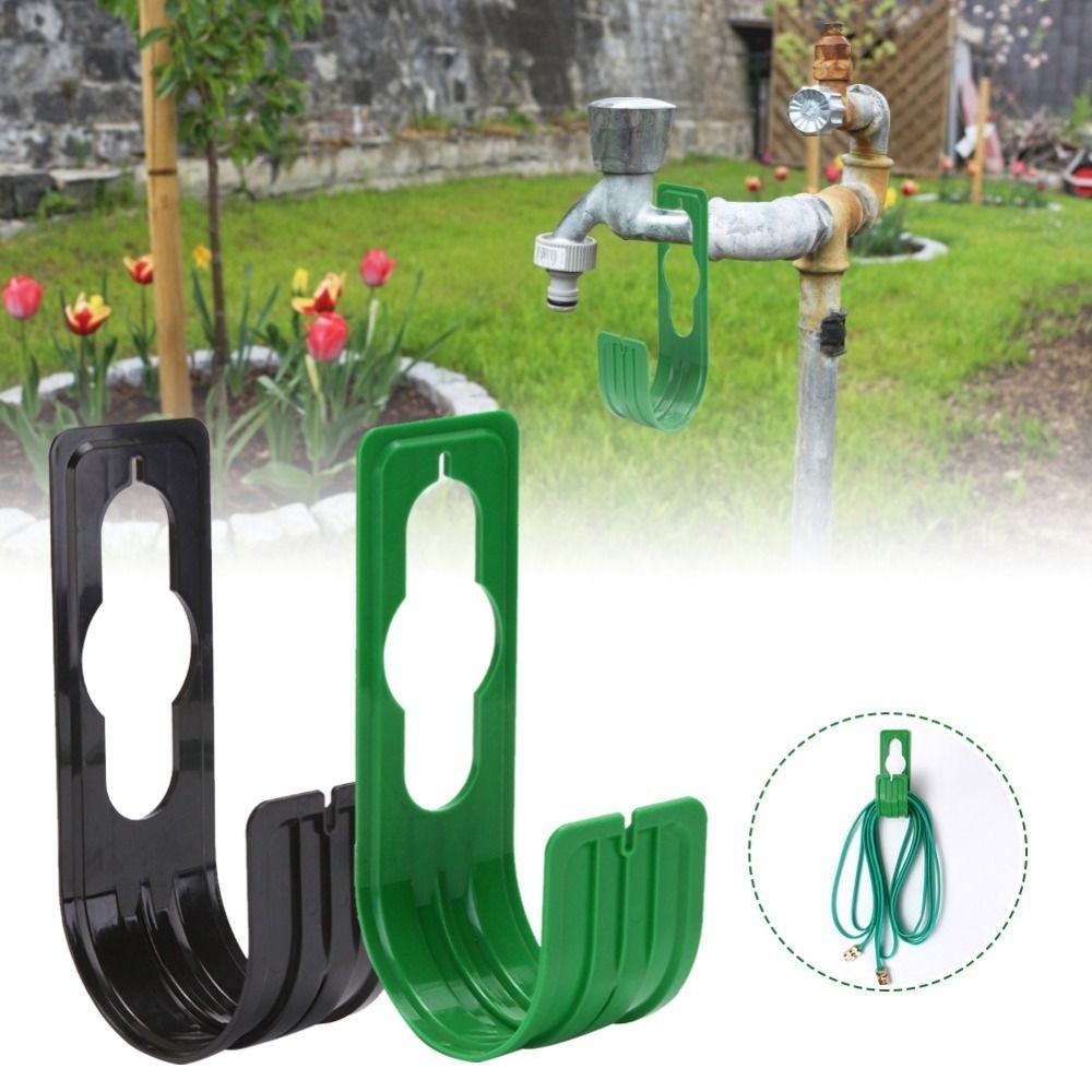 4Pcs Space-Saving Garden Hose Holder Wall Mounted Water Pipe Hanger Hose Accessories