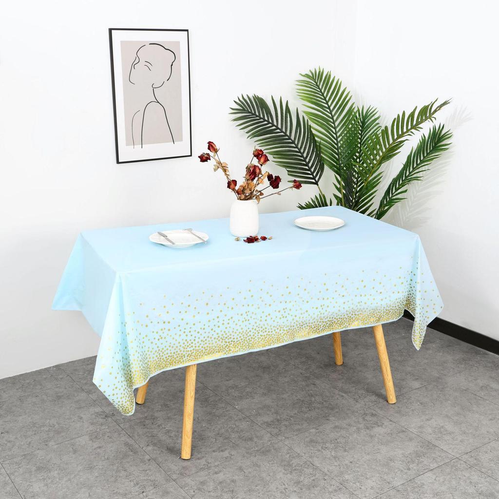 Polka Dot Disposable PEVA Plastic Party Tablecloth