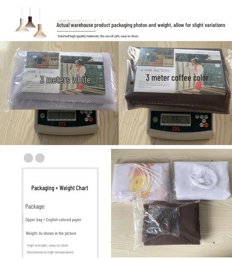 Thickened Safety Rope Net for Balcony & Stairs - Colorful Child Protection Net (2m X 3m)