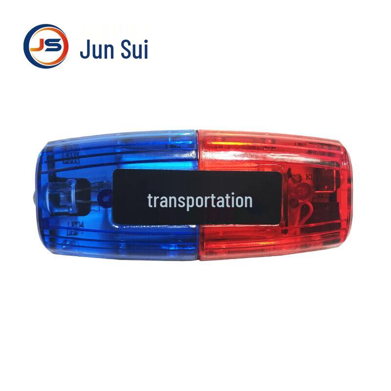 Red & Blue LED Strobe Shoulder Warning Light