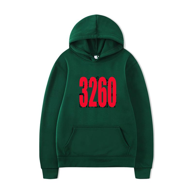 Autumn And Winter Men'S Hooded Sweater Fleece Casual Creativity 3260