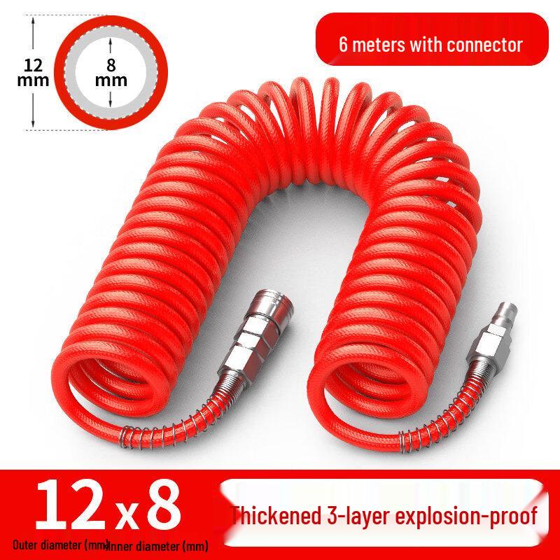 Aokewen 128 PU Braided Spring Air Hose