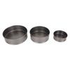3Pcs Baking Pans Anti Stick Carbon Steel Uniform Heating Acid Resistant Bakeware Set for Oven Cake Bread Muffin Cupcake