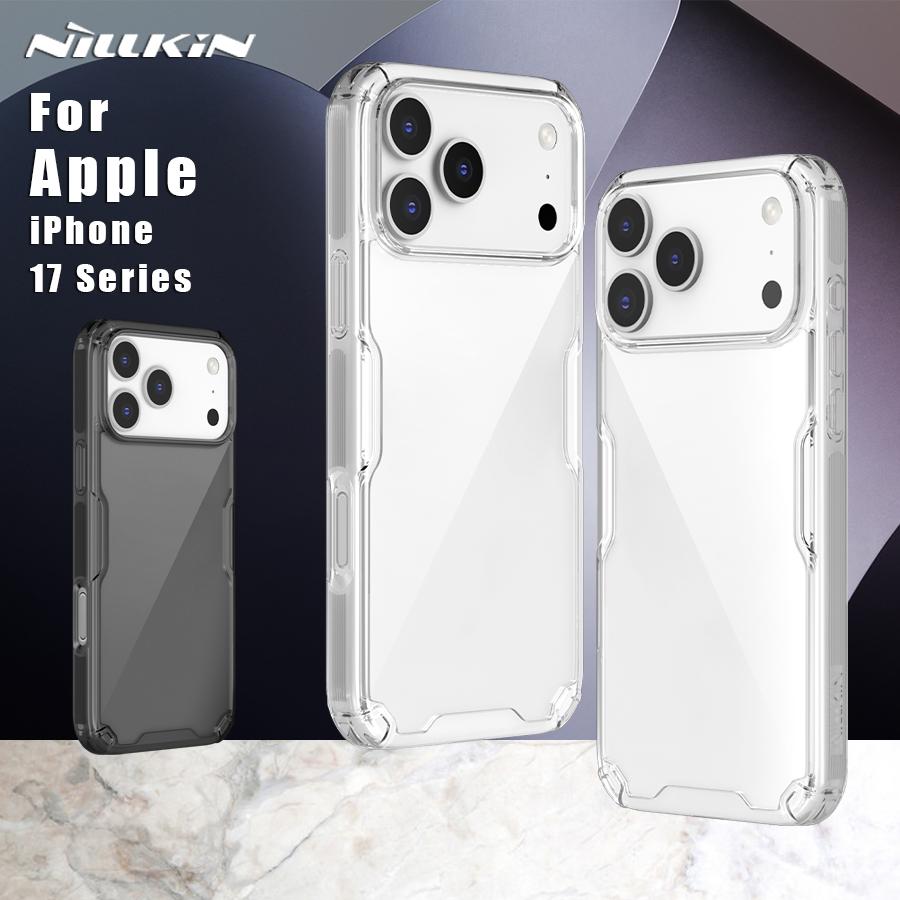 For iPhone 17 Pro Max / 17 Air Nillkin Case Nature TPU Pro High Quality Clear Phone Cases Silicone Back Cover for iPhone 17