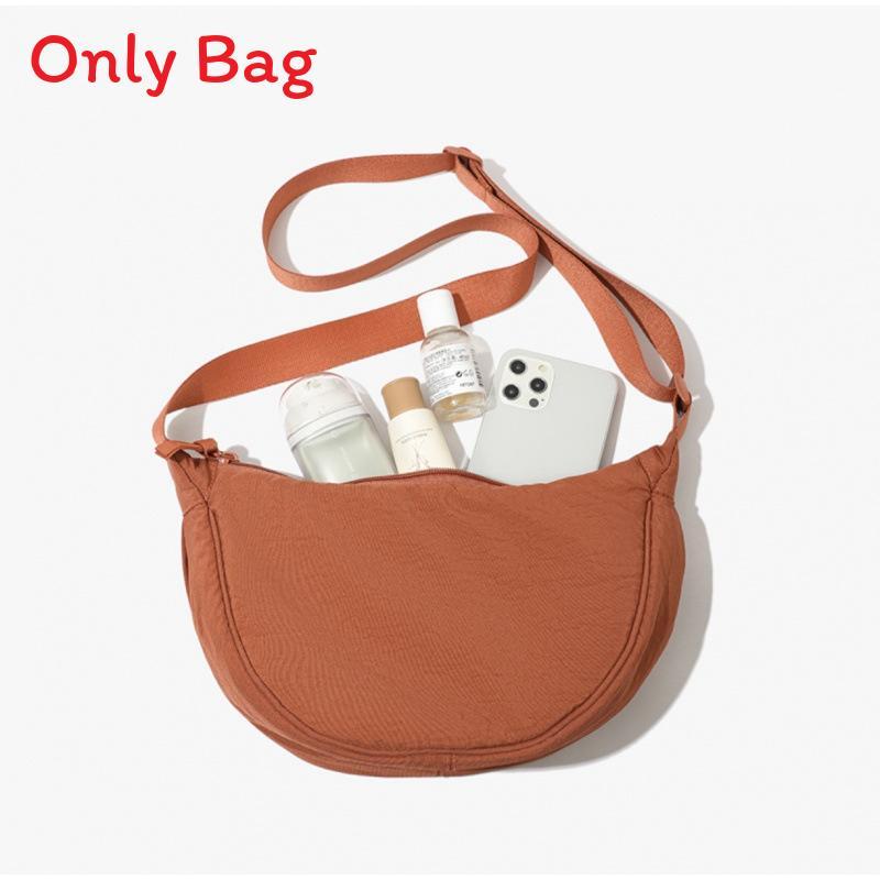 Piccola Borsa a Tracolla in Tessuto Oxford per Donna con Chiusura a Zip e Tasca per Carte per Uso Quotidiano