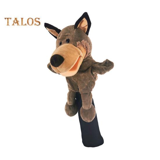 

Чехол на голову клюшки для гольфа мягкий чехол для водителя с изображением животного плюшевый лев/тигр/бегемот/обезьяна/овца аксессуар для гольфа для леса и драйверов Pekingese