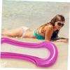 Red Float Bed with Net Swimming Floating Mat Aerated Pool Pad Easy to Carry Relaxation beach vacation essentials pool toys