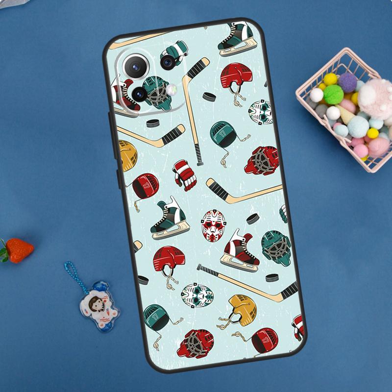 Ice Hockey Sport Case For Xiaomi 13 14 15 Ultra 11T 12T 13T 14T Pro POCO X7 Pro X3 X5 X6 M6 F5 F6 Pro Cover