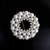 Highend Exquisite Wreath Pearl Brooch Luxury Design Accessory For Women