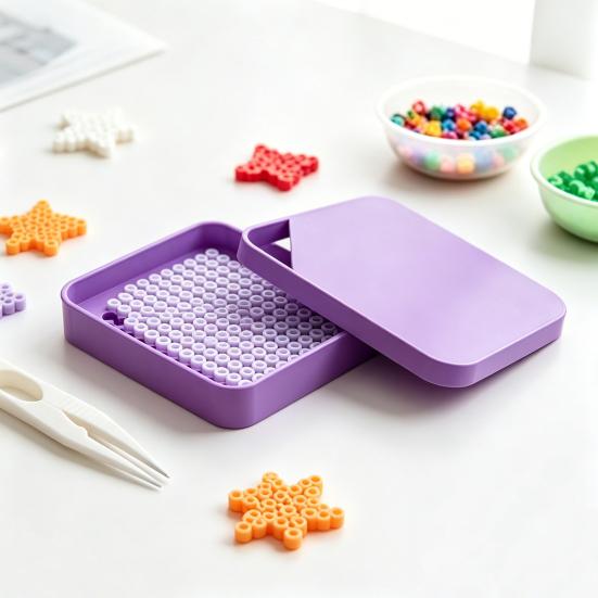 Bead Sorting Tray 5mm Beads Picking Tray Time Saver Beads Organizer Tray for Melty Bead Crafting Reusable Mess-Free Efficient Bead Art Tool