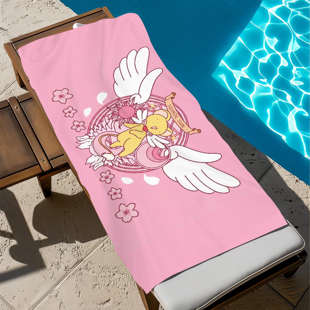 C-cardcaptor cute anime Towel Beach S-sakura Quick Dry Soft Pool Towels Gift for Travel Gym Shower Camping sports