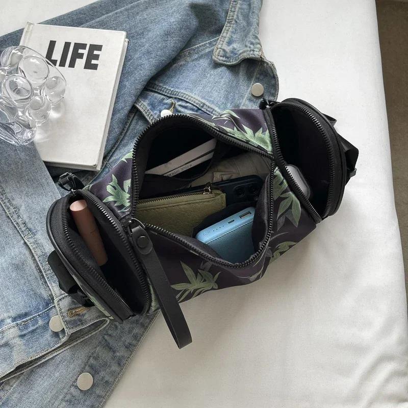 Zipper Strap Nylon Thread New Product Multifunctional Fashion Crossbody Soft Bag Woman's Pocket