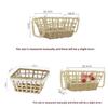 Style Metal Storage Basket With Large Capacity For Home Organization And Snack Storage