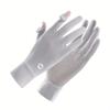 Summer Cycling Gloves Breathable Sun Protection Ice Silk Riding Gloves Non-Slip Flip Top Touchscreen Driving Fishing Gloves