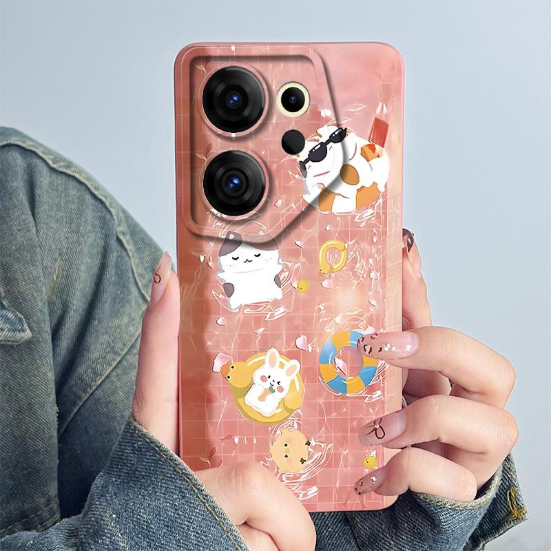 For Tecno Camon 20Premier 5G Phone Case 20 Premier 5G CK9n Cover Silicone Sweet Painted Shell Cartoon Funda Printed Casing Coque