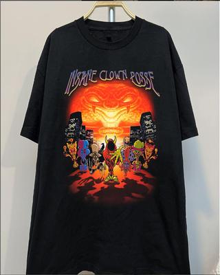 Furchtloser Fred Fury Insane Clown Posse T-Shirt Übergröße S-4XL