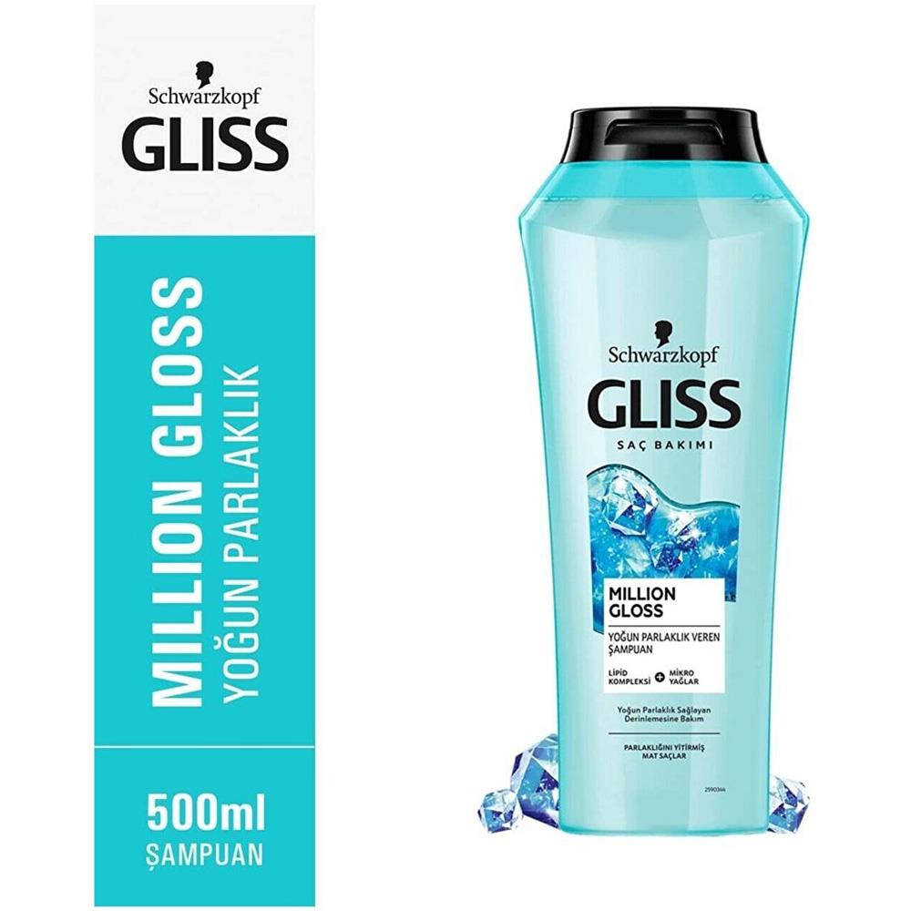 

Шампунь для ухода за волосами Gliss Million Gloss 500 мл
