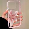 Kolorowe etui 2 w 1 z kwiatem lilii, odpowiednie do iPhone 17 16 15 14 13 12 11 Pro/Max/Plus, odporne na upadki i wstrząsy, tylna osłona