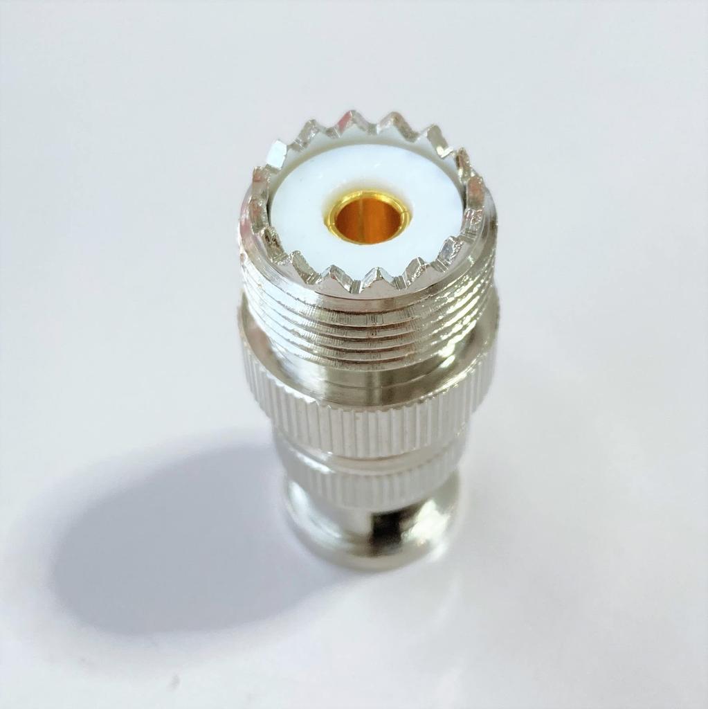 BNC M-Type Conversion Connectors (2-Pack) - BNC Male To M-Type Female, BNCP To MJ for Portable Radios, Amateur Radios, and More