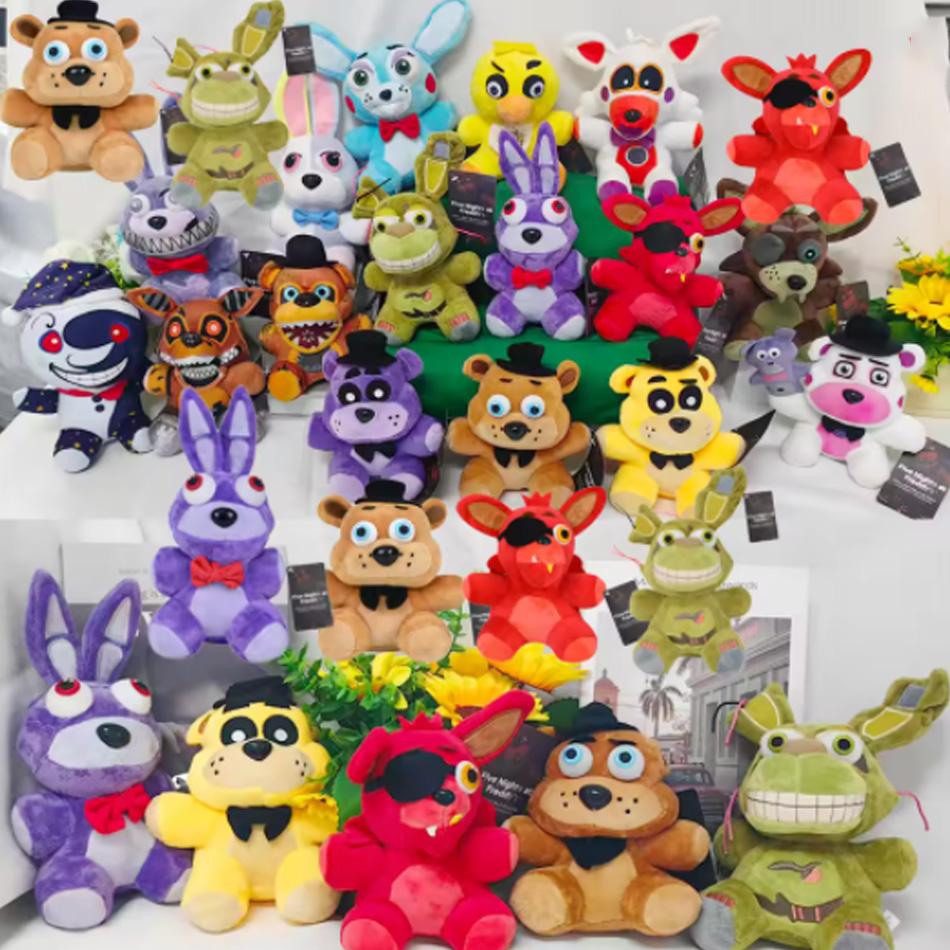 18 CM Five Night At Freddy Fnaf Urocze Pluszowe Zabawki Lalka z Gry Niedźwiedź Bonnie Foxy Kreskówkowe Pluszowe Lalki Zabawki Freddy Dla Dzieci Prezenty