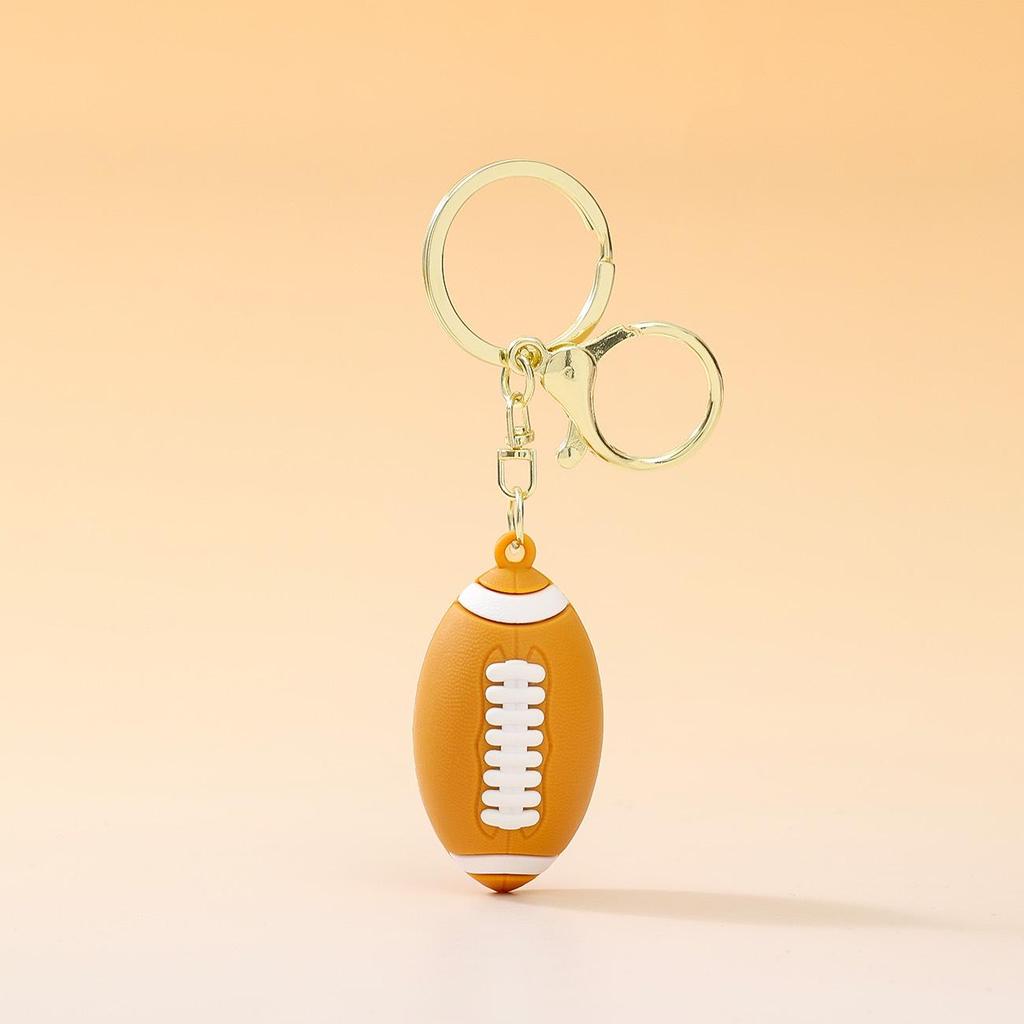 Portachiavi Ciondolo Rugby: Ornamenti Borsa Simulazione Cartone Animato & Figure Bambola Souvenir Sportivo
