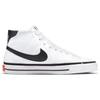 Nike Court Legacy Canvas Mid 'White Black'  Sneakers  DD0162-100