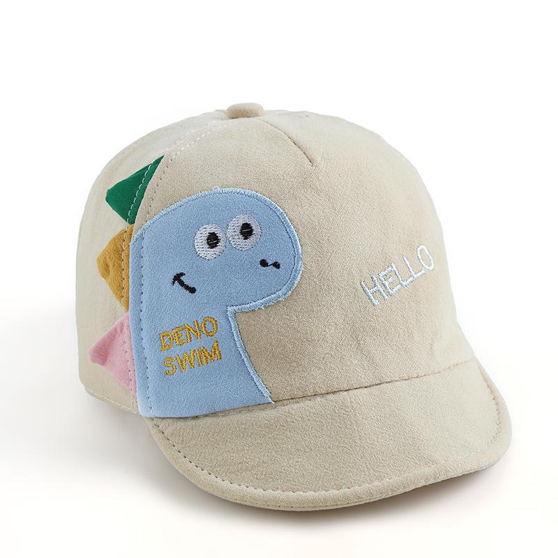 Summer Cute Cartoon Bear Baby Kids Hats Boys Girls Children Outdoor Sunshade Breathable Hats Sun Caps