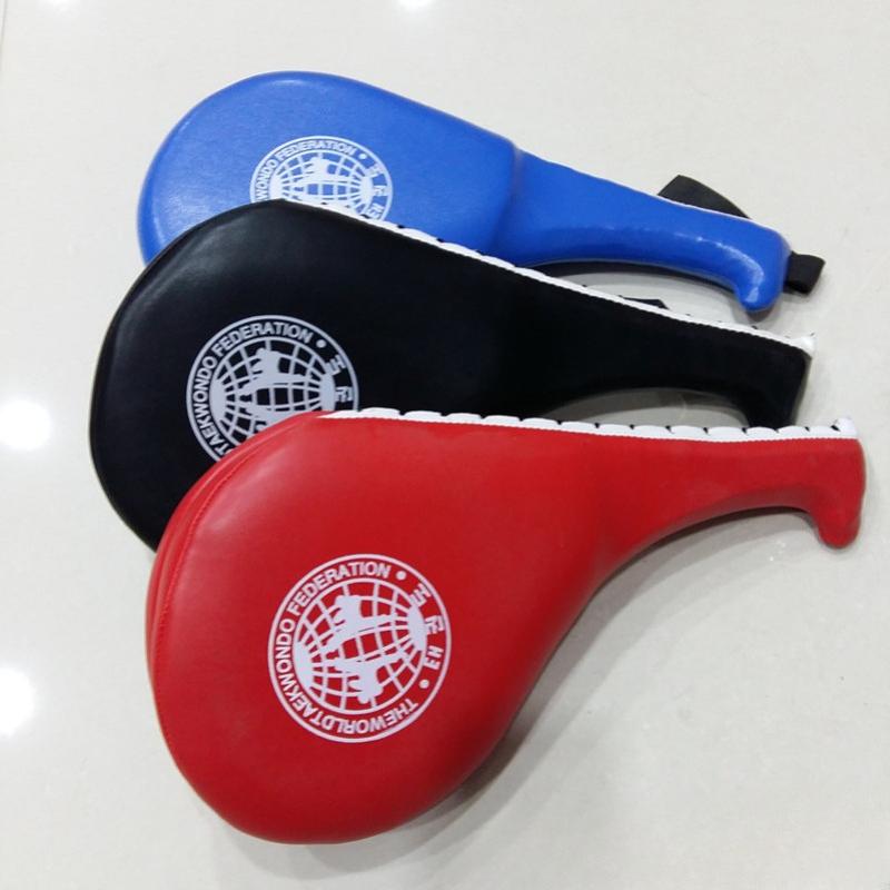 Adult Sanda Boxing Taekwondo Foot Target Training Target Chicken Leg Target Thickened and Durable Double Leaf Foot Target