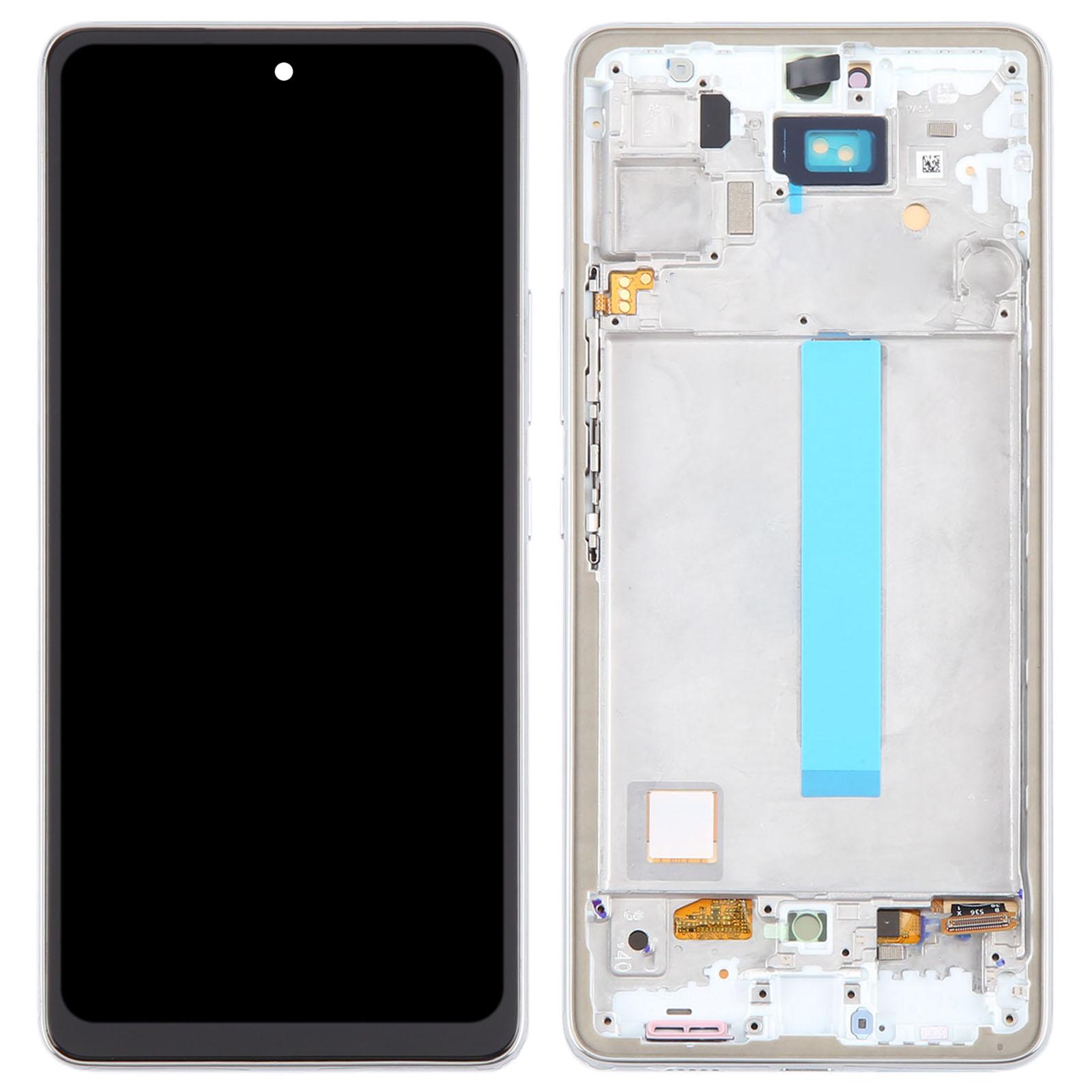 

For Samsung Galaxy A53 5G A536 6.36 inch Grade C OLED Screen and Digitizer Assembly+Frame (Without Logo) White