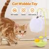Interactive Cat Feather Toy, 2025 New Automatic Interactive Cat Toy, Suitable For Indoor Cat Exercise Feather Toy, All Varieties
