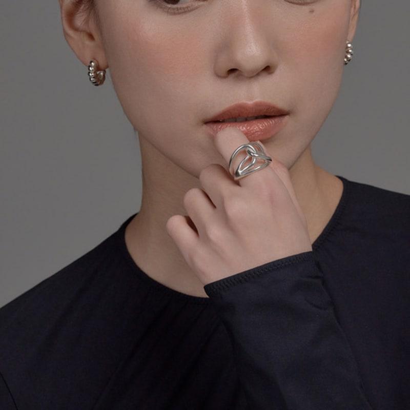 MARSBOM infinite line silver openring