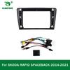 Car GPS Navigation Stereo For SKODA RAPID SPACEBACK 2014-2021 Radio Fascias Panel Frame Fit 2Din 9 Inch In Dash Headunit Screen