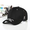 Neue Mode Buchsticken Schwarz Weiß Kappe Baumwolle Snapback Hüte Für Männer Frauen Hip Hop Angepasste Baseballkappen