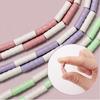 Adjustable Length Soft Bead Skipping Rope Signable Segmented Fitness Jump Rope   Lose Weight