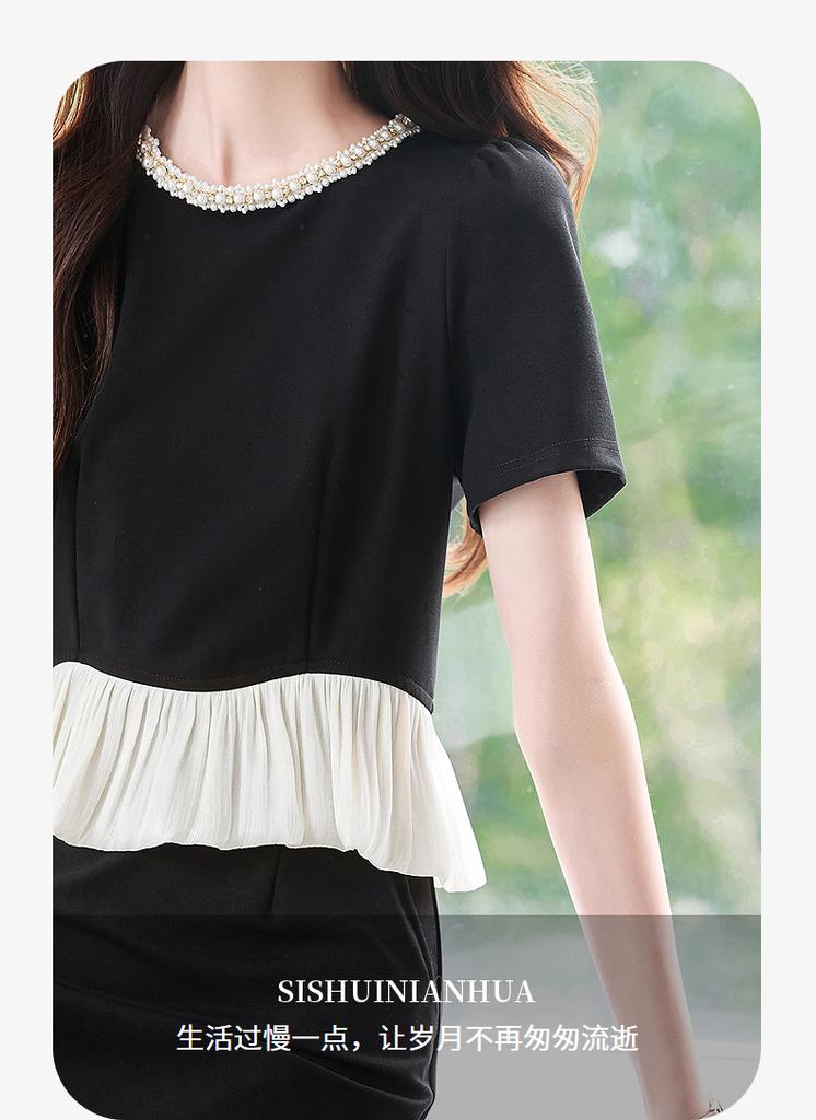 Design Sense Niche Fashionable Temperament Slim Short Dress