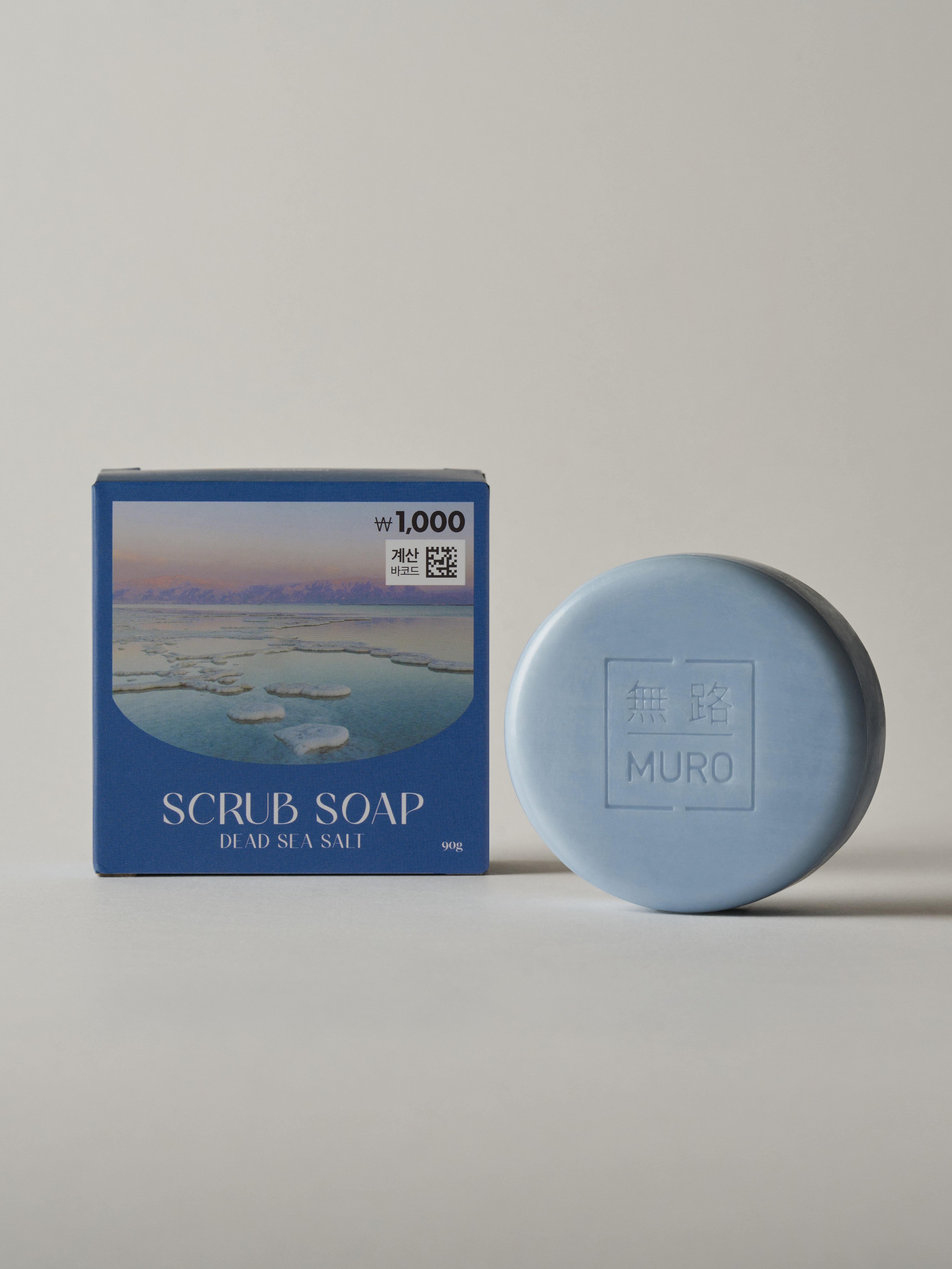 Мыло-скраб Muro с солью Мертвого моря 90 г 1ea