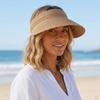 Breathable Straw Sun Cap Adjustable Wide Brim Beach Hat Simple Summer Visors Hat  Beach