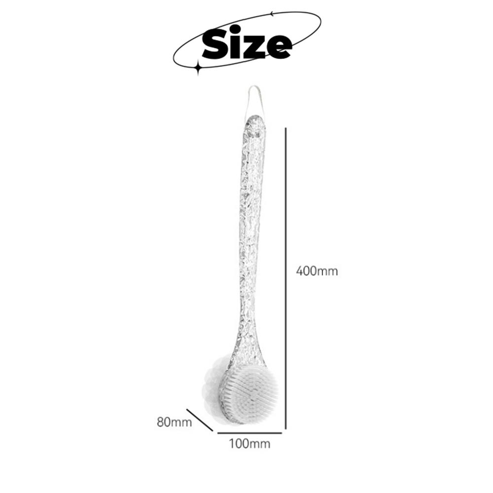 Luxury Long Handle Bath Brush Soft Hair Doubleside Rub Shower Brushs Body Back Cleaning Tools SPA Massage Bathroom Accessories
