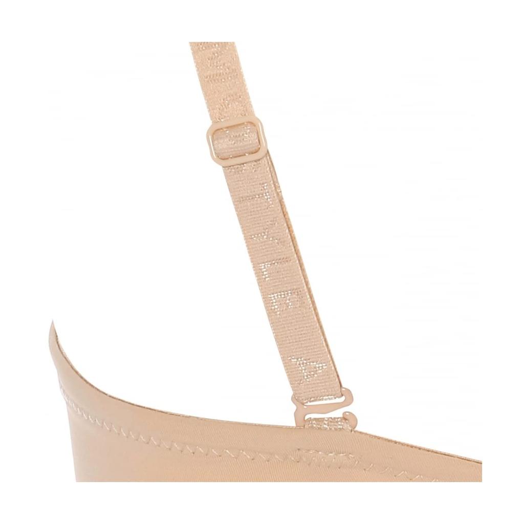 AMOSTYLE Strapless Bra Signature Smooth M020 D65 Size Half-Cup (Removable Straps) (Pink)