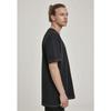 T-shirt oversize - Urban Classics - Noir/electriclime - 100% coton - Manches courtes - Coupe loose