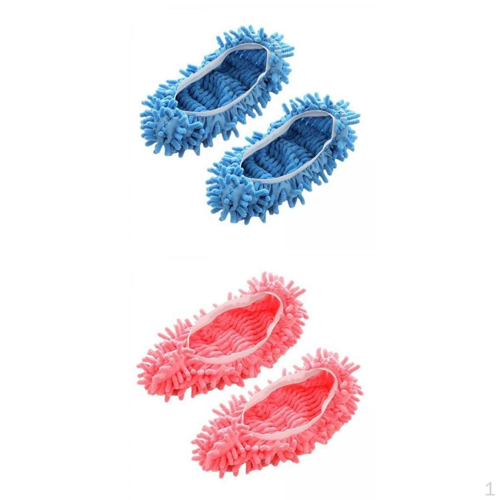 

4x Тапочки-швабры Чехлы для обуви для мытья пола в ванной комнате